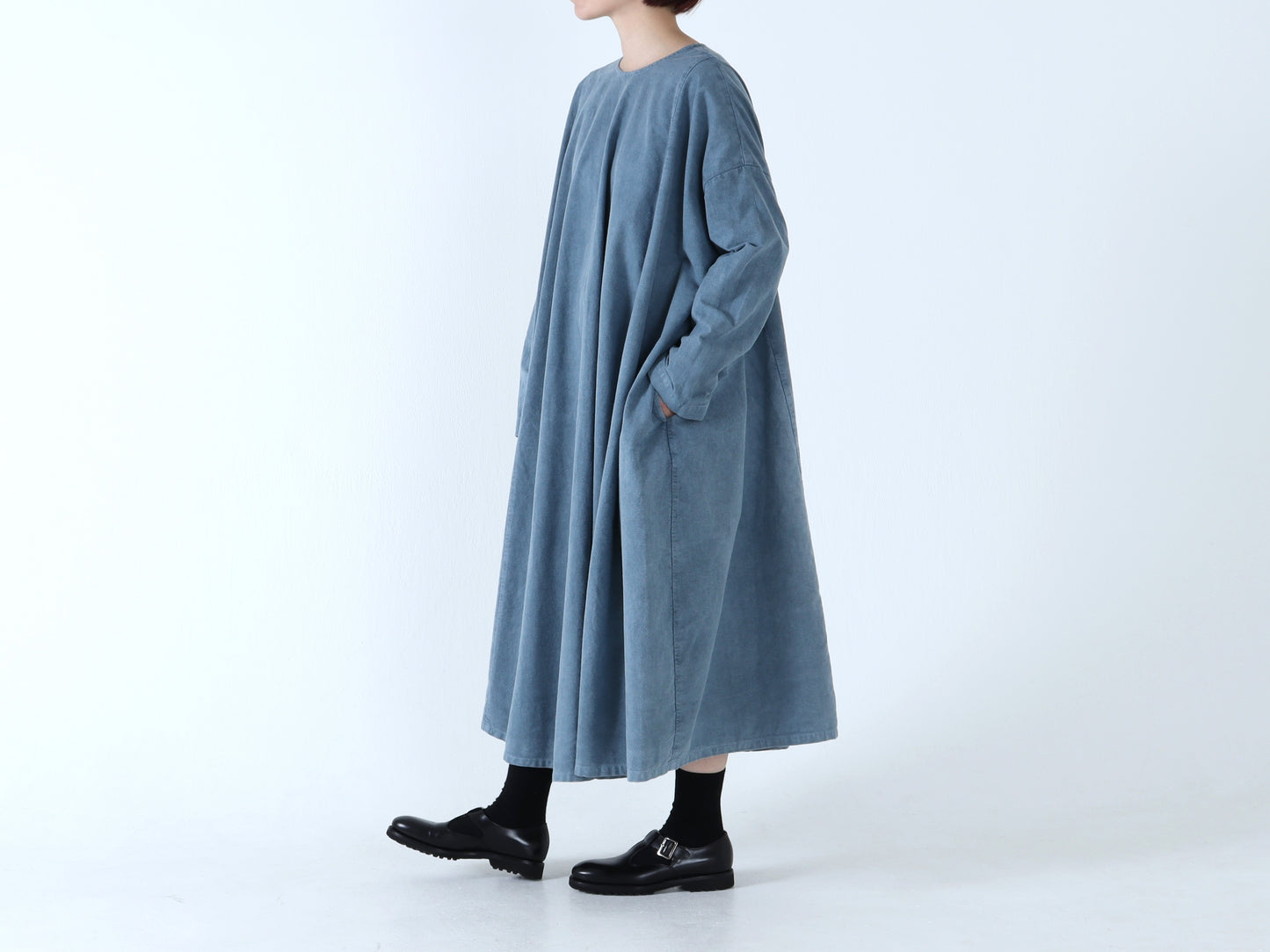 綿ネル サークルワンピース