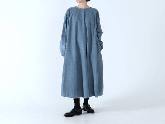 25AW｜D-03｜綿ネル　サークルワンピース
