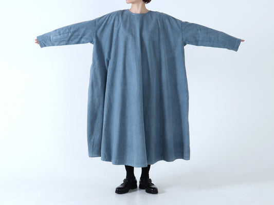 25AW｜D-03｜綿ネル　サークルワンピース