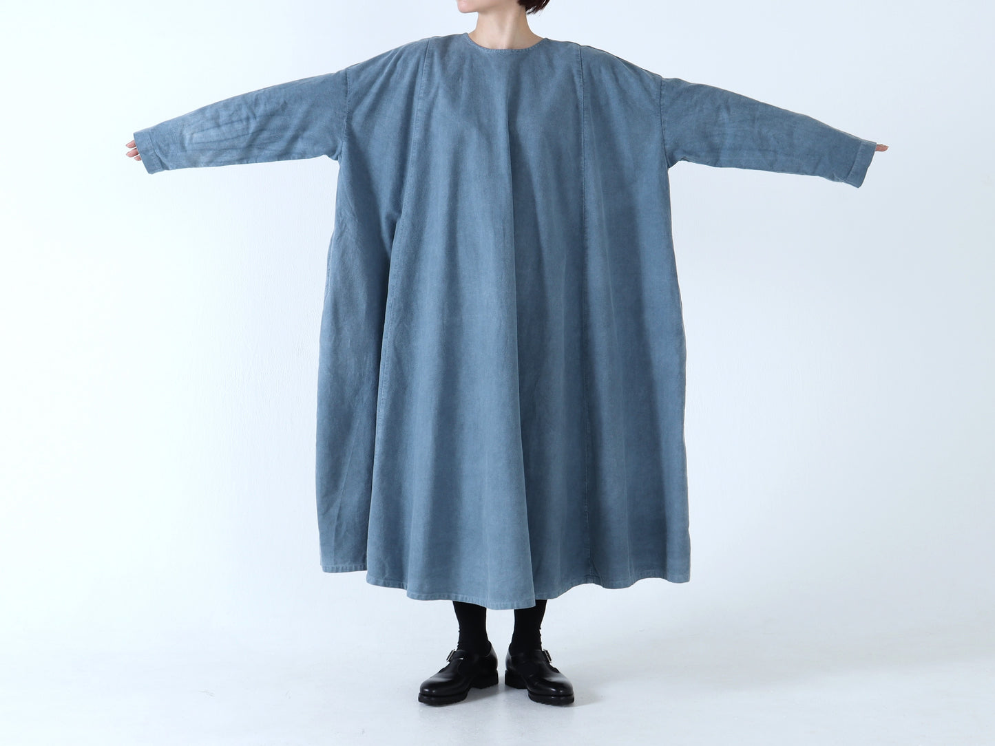 綿ネル サークルワンピース