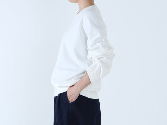 25AW｜T-03｜綿カットソー　サイドリブトレーナー