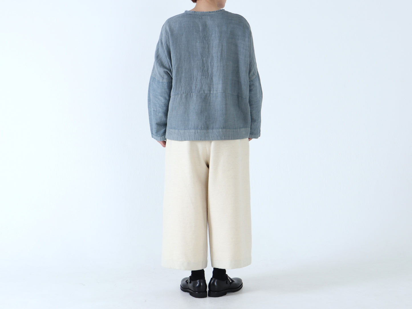 【NEW】綿ウール朱子織 リラックスパンツ