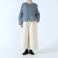 【NEW】綿ウール朱子織 リラックスパンツ