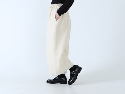 【NEW】綿ウール朱子織 リラックスパンツ