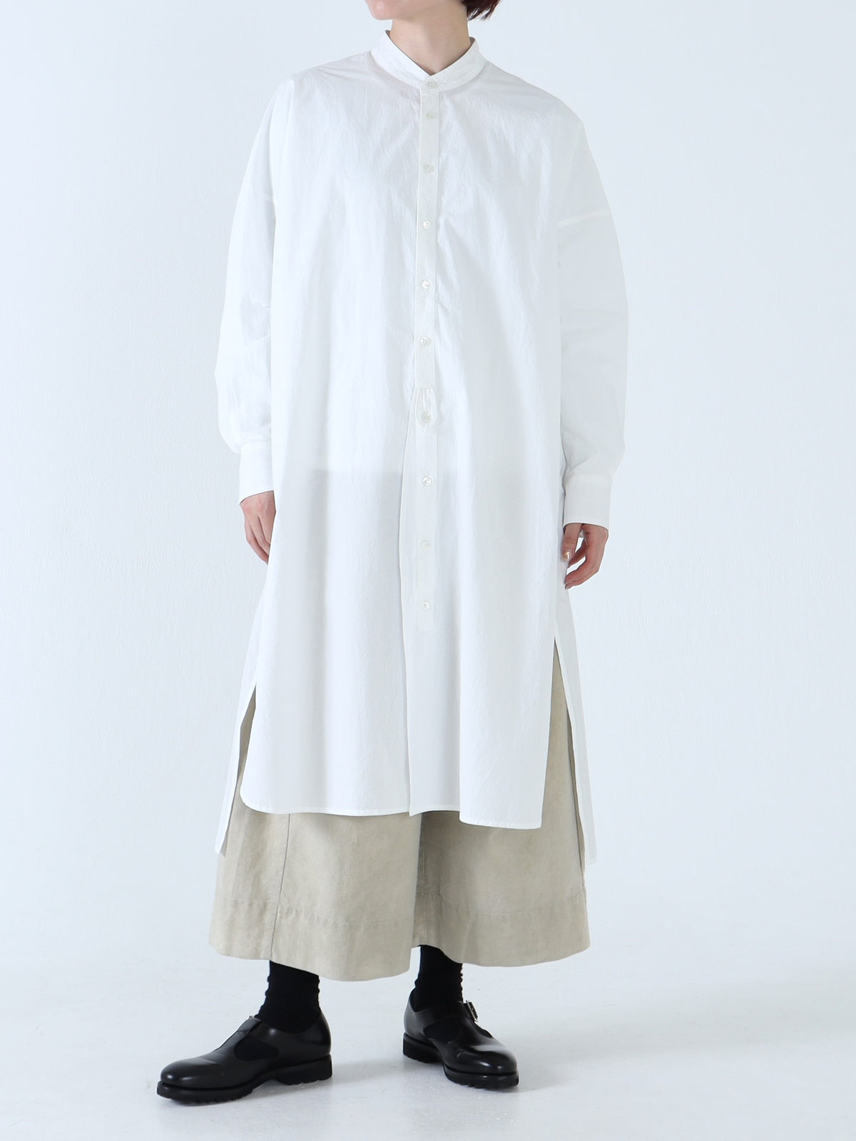 綿近江晒 タブロングシャツ