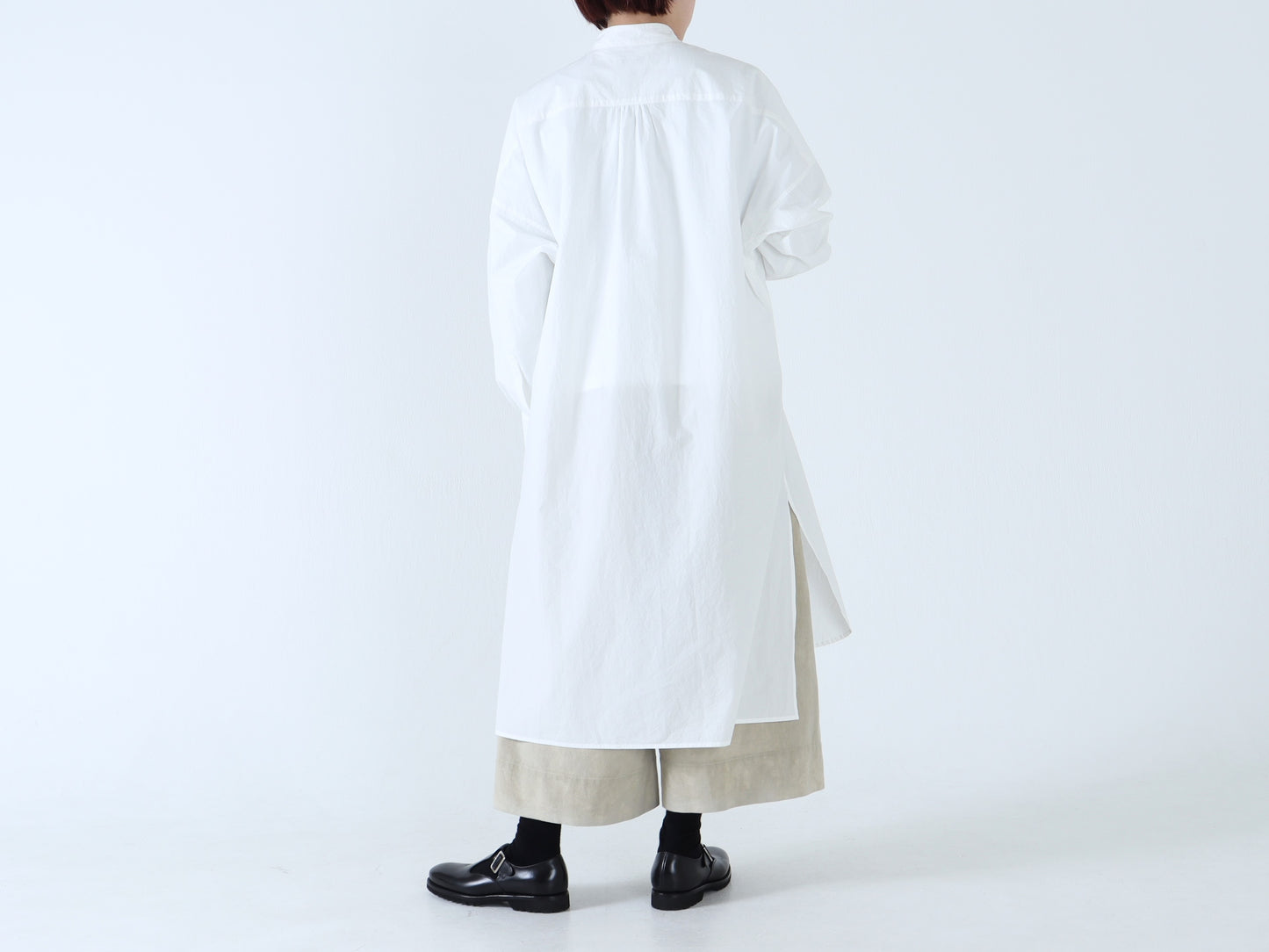 綿近江晒 タブロングシャツ