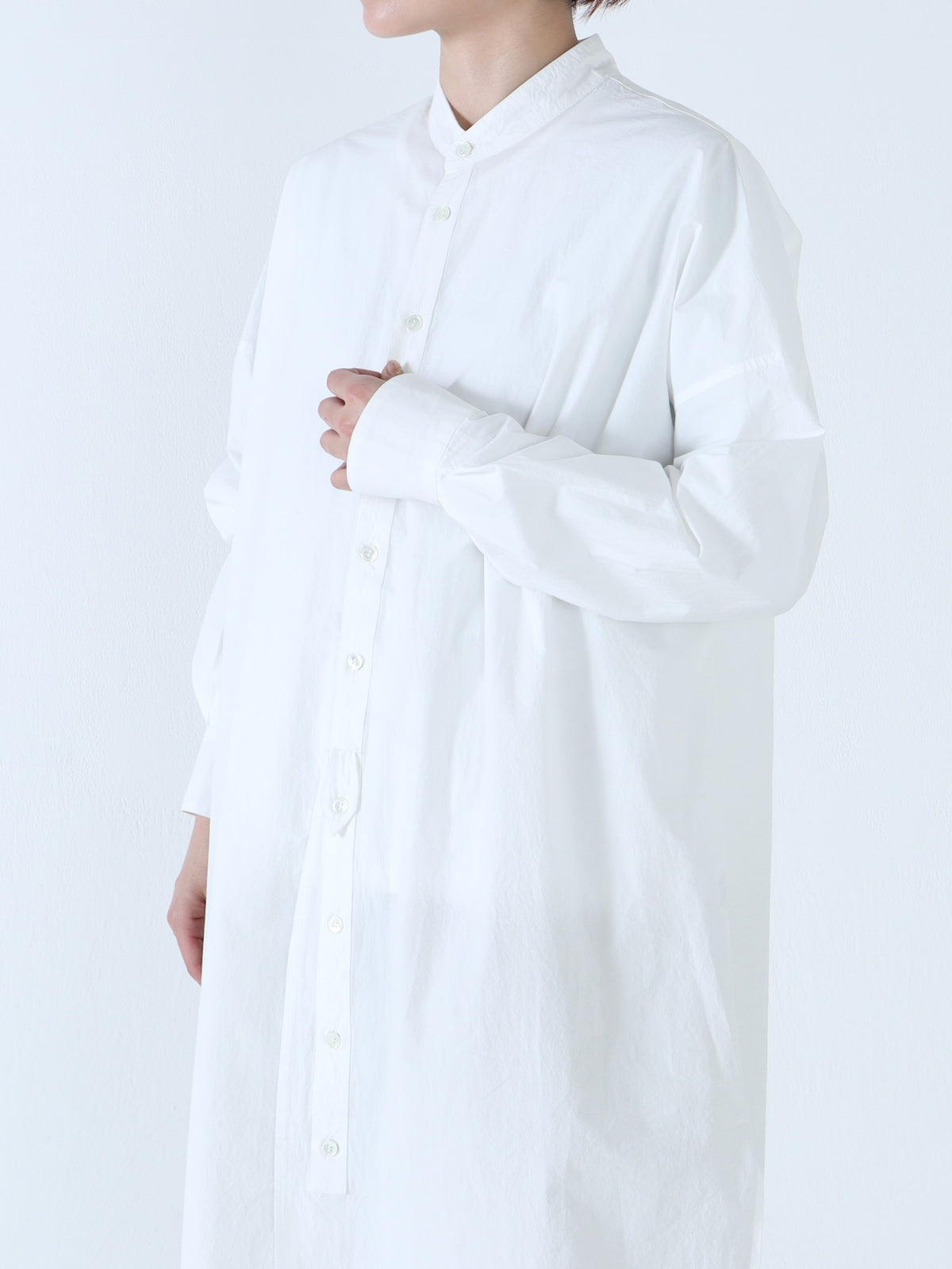 綿近江晒 タブロングシャツ