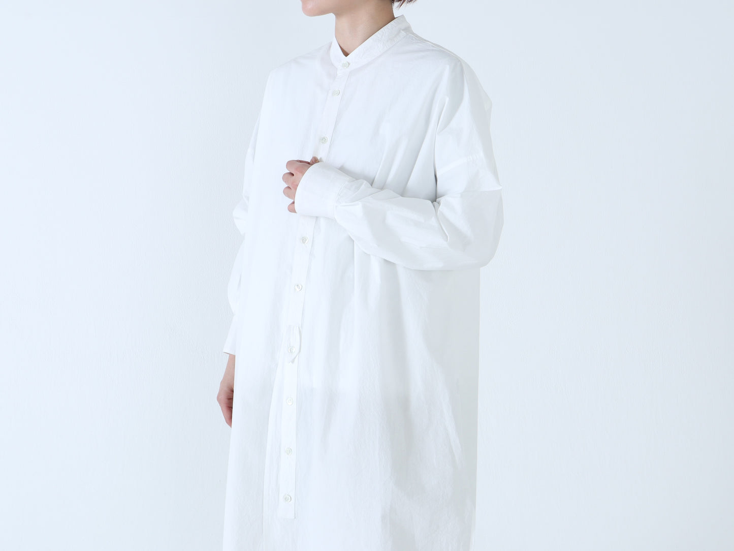 綿近江晒 タブロングシャツ