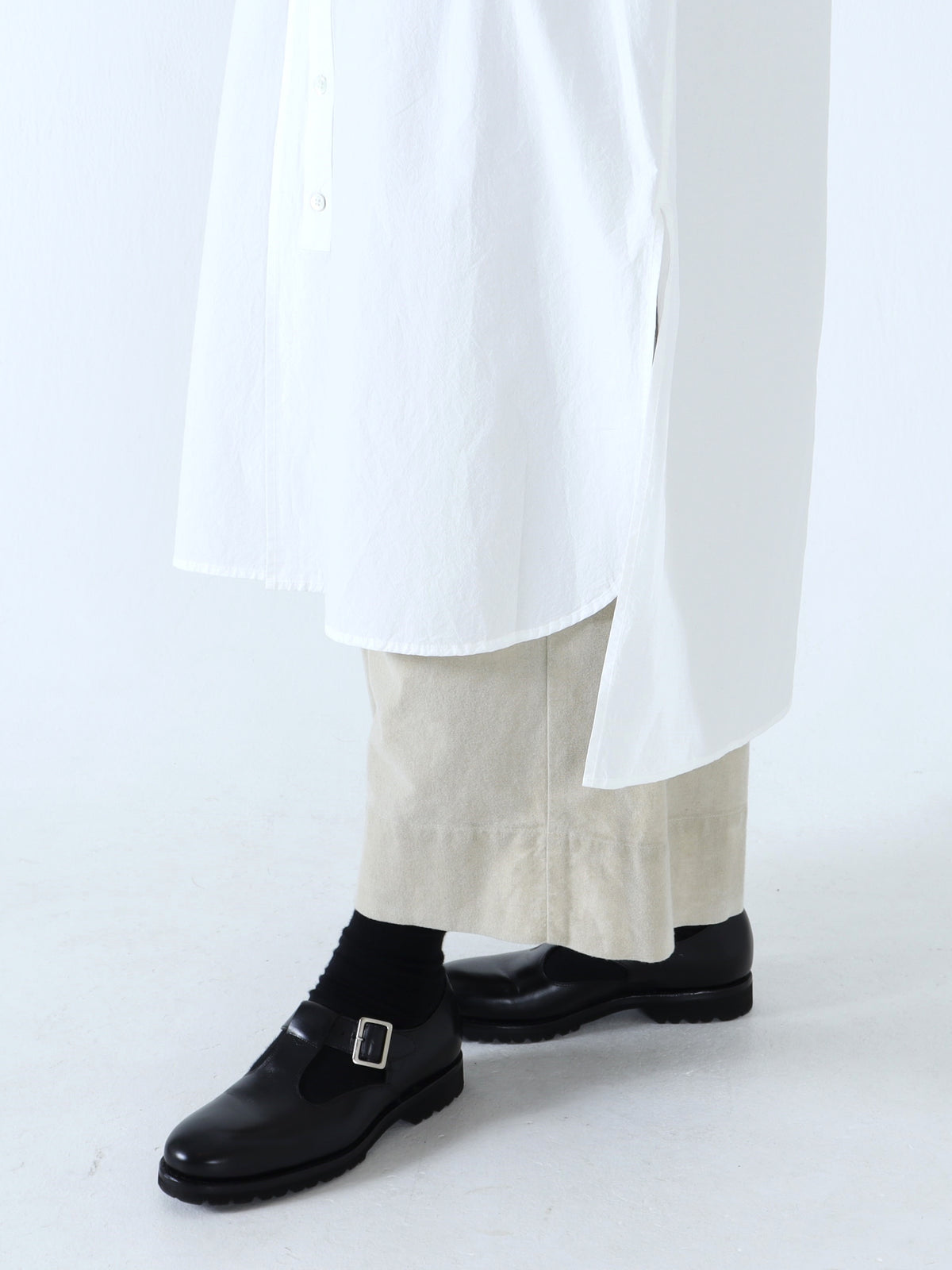 綿近江晒 タブロングシャツ