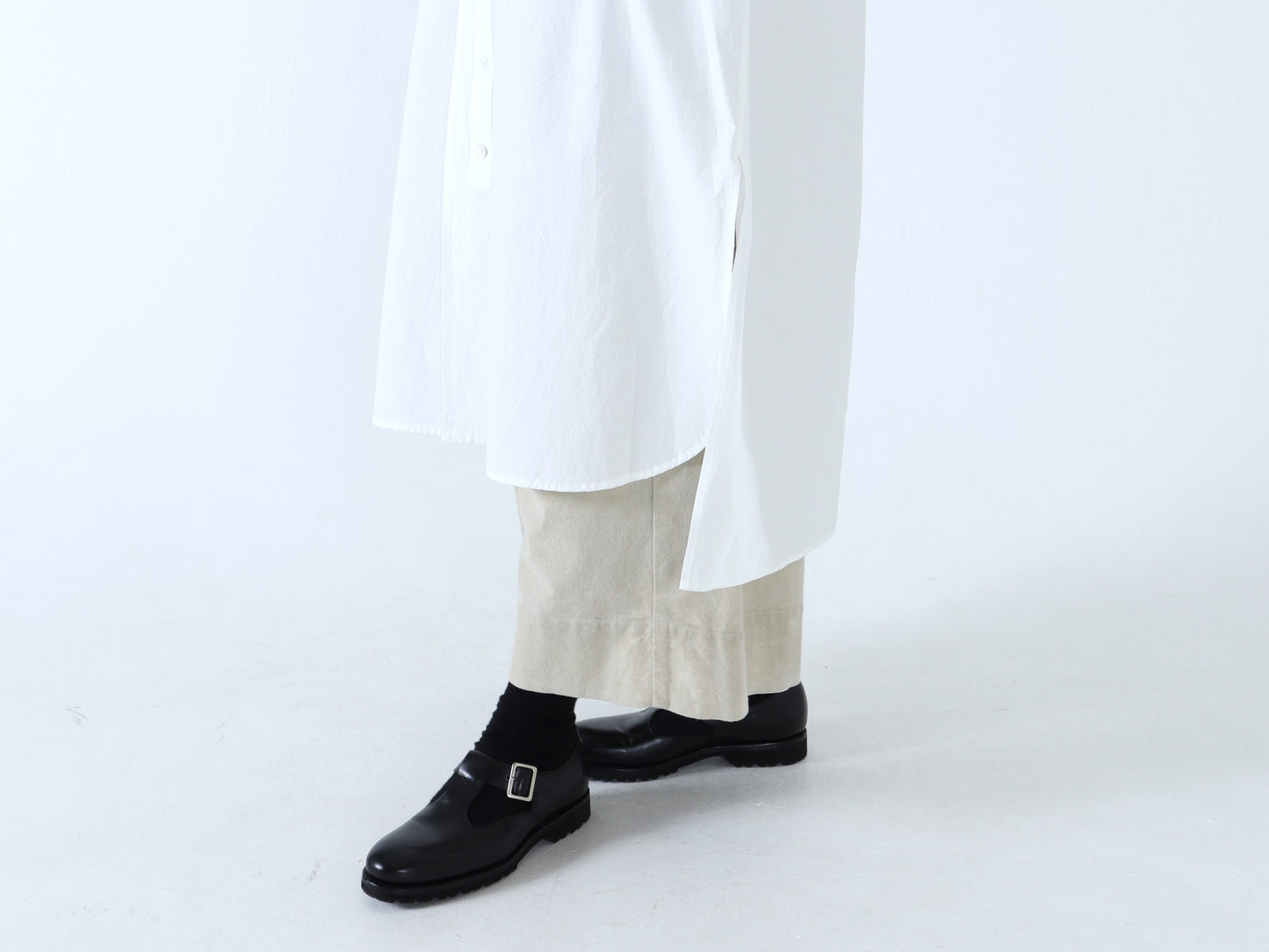 綿近江晒 タブロングシャツ