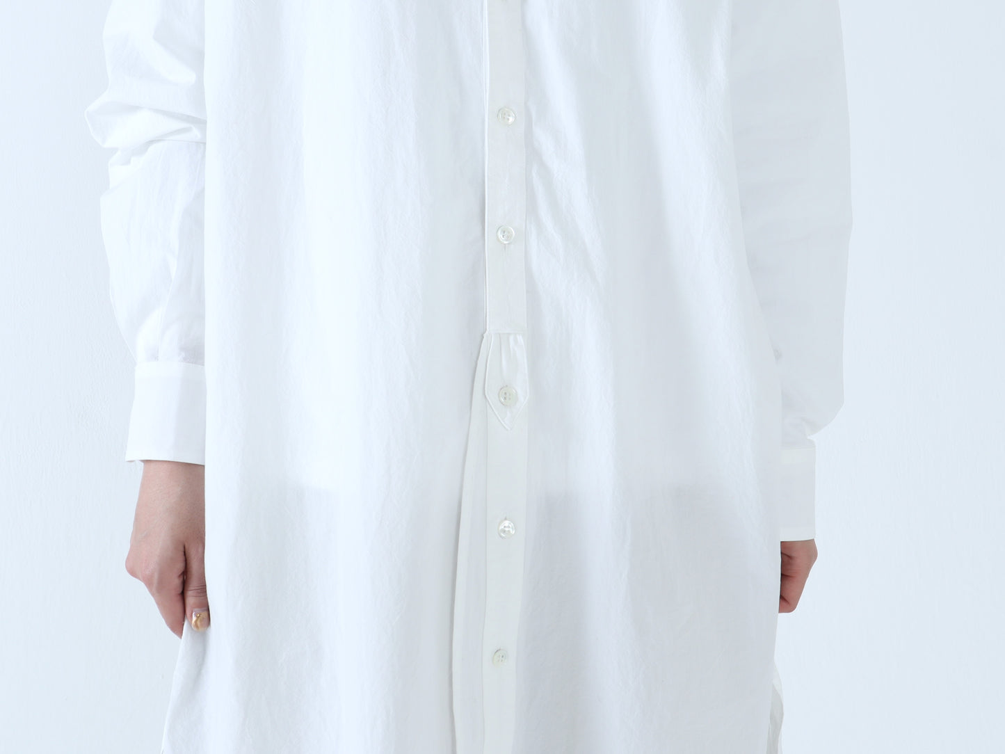綿近江晒 タブロングシャツ