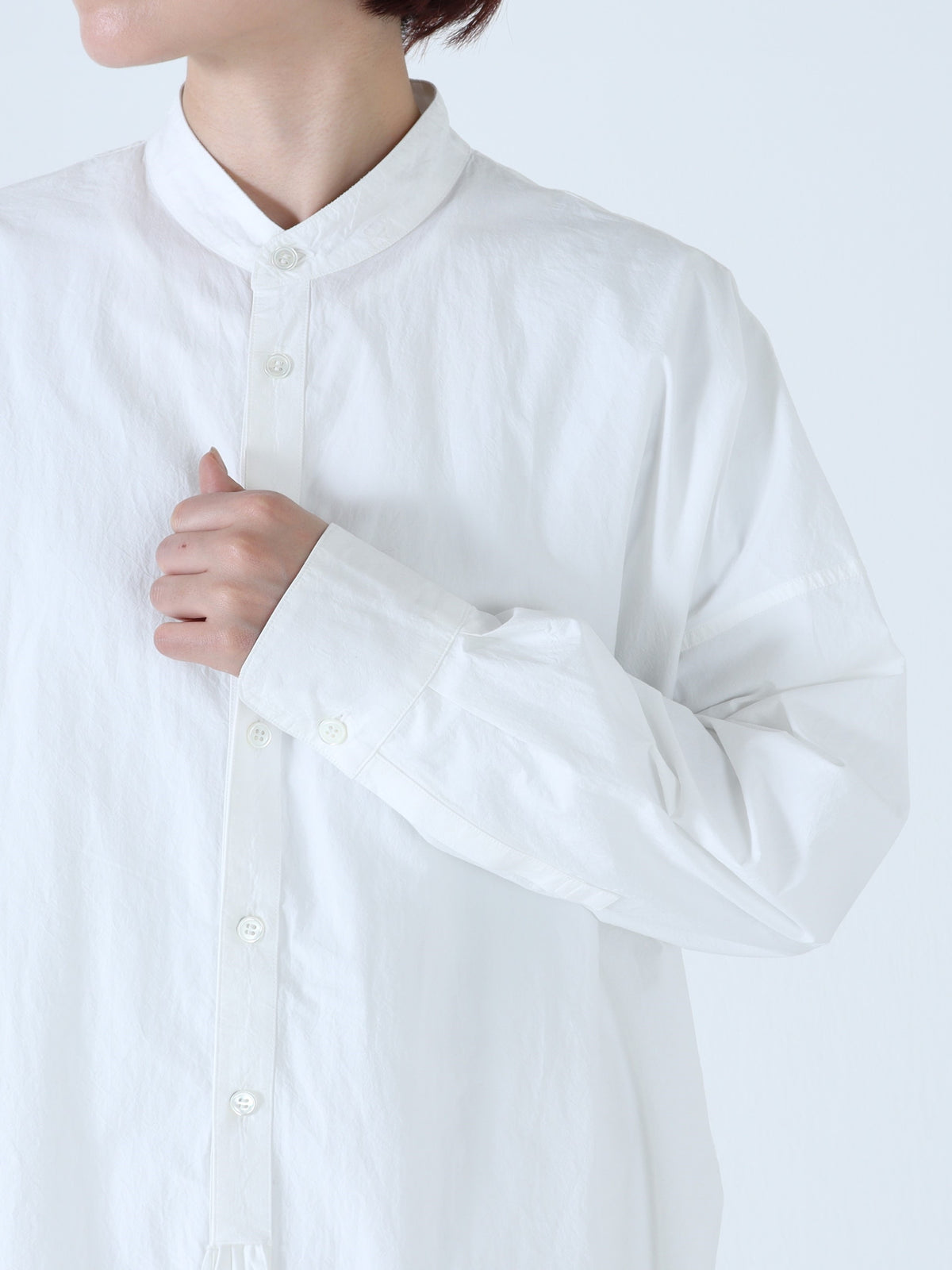 綿近江晒 タブロングシャツ