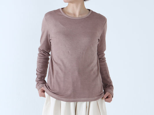 25AW｜T-09｜綿スムース　クルーネックカットソー