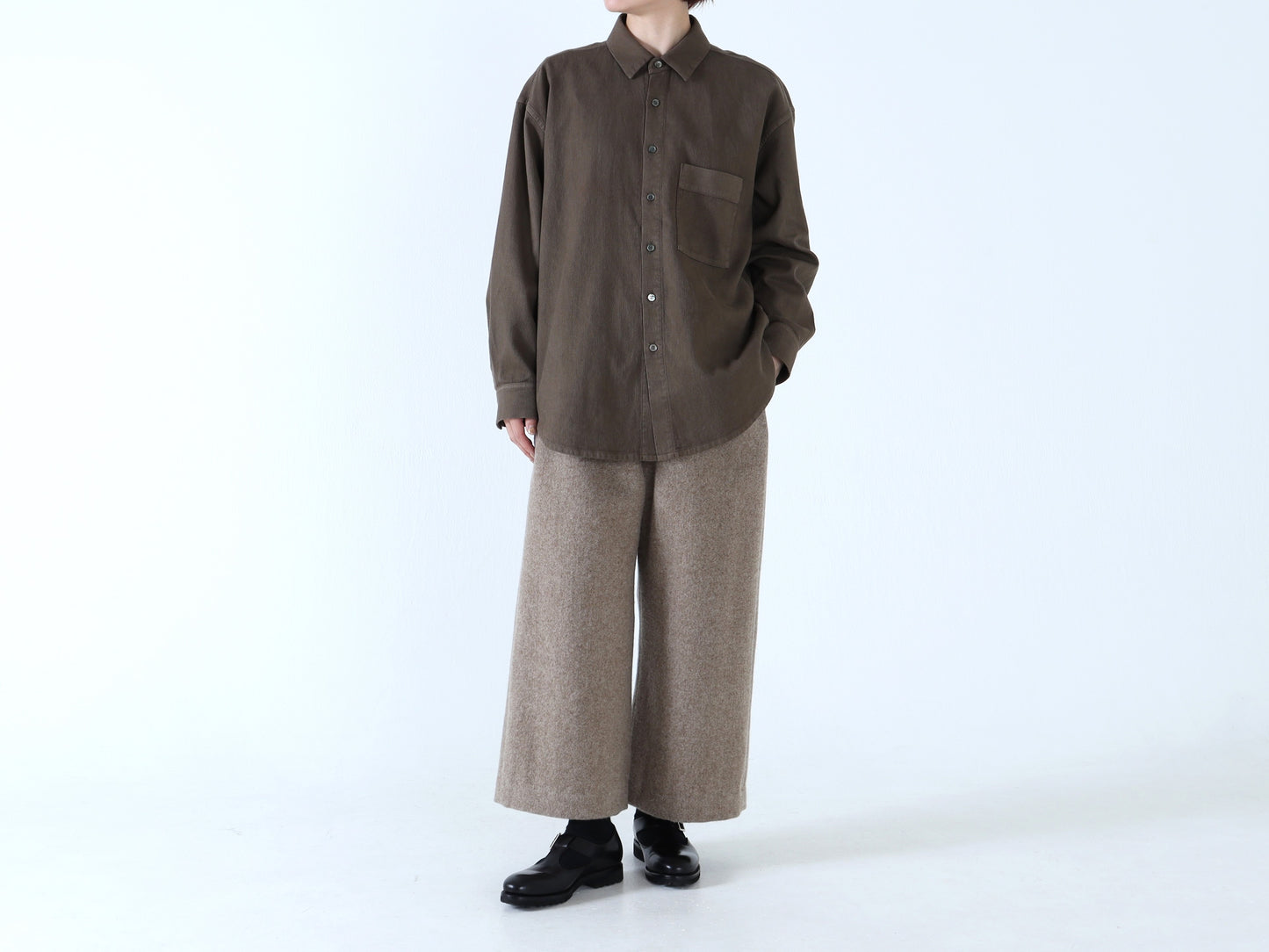【NEW】綿刺し子 オーバーシャツ