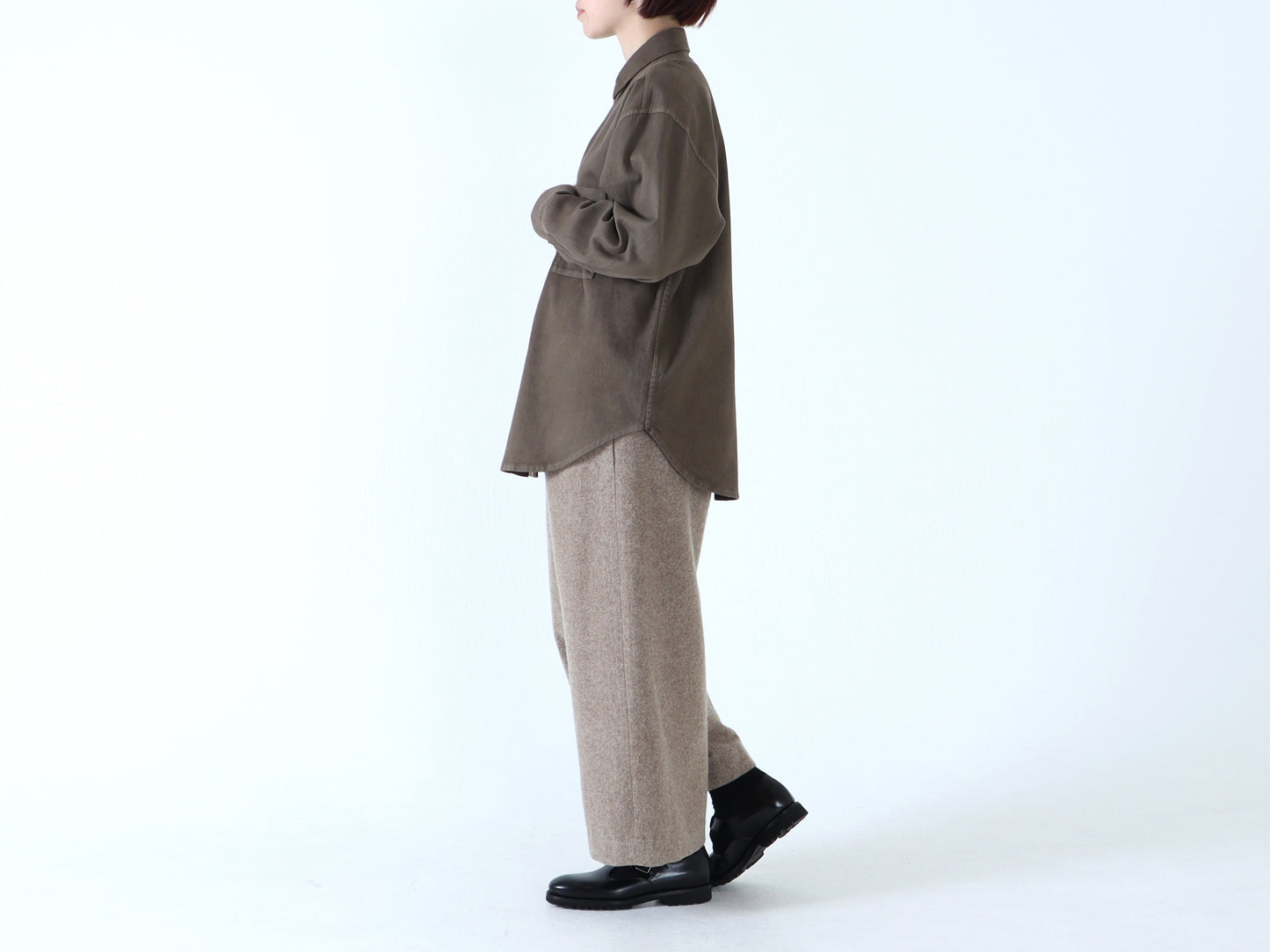 【NEW】綿刺し子 オーバーシャツ