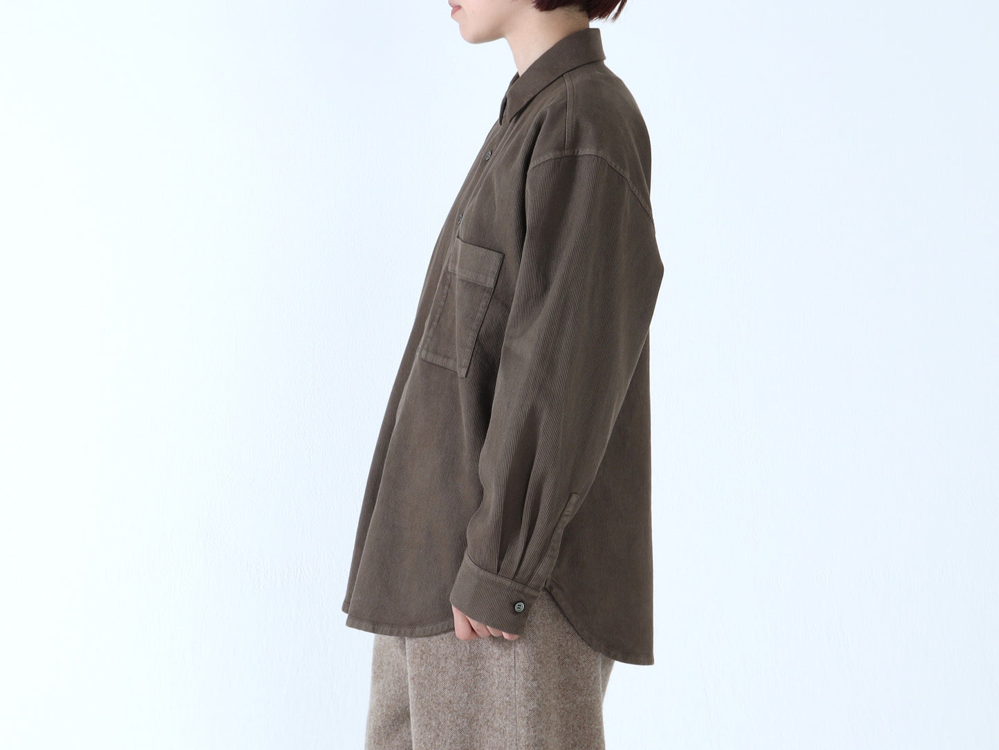 【NEW】綿刺し子 オーバーシャツ
