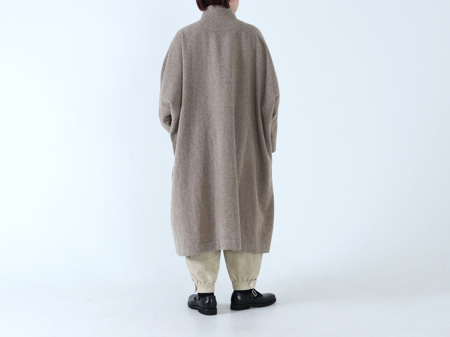 【NEW】ウールやぶれ織 オーバーコート