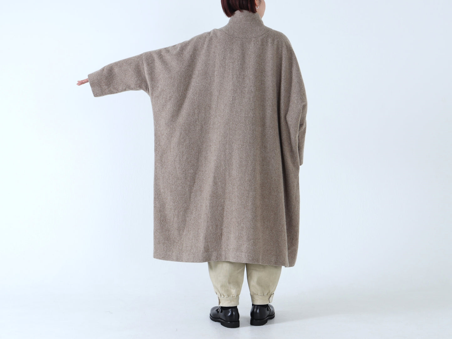 【NEW】ウールやぶれ織 オーバーコート