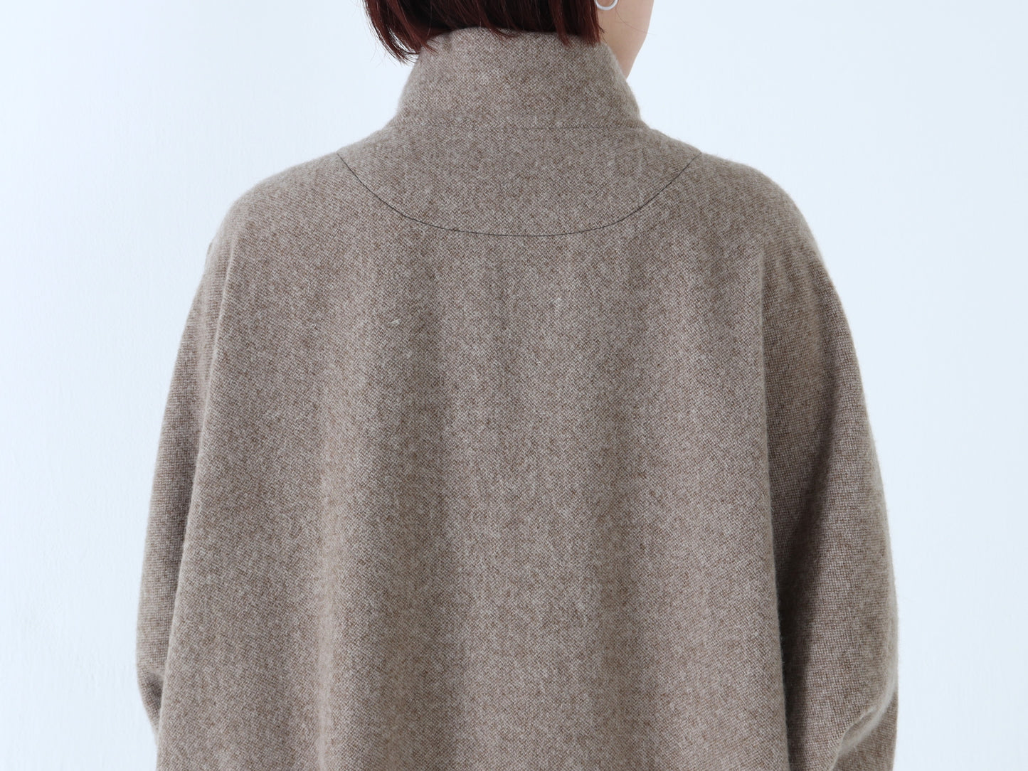 【NEW】ウールやぶれ織 オーバーコート