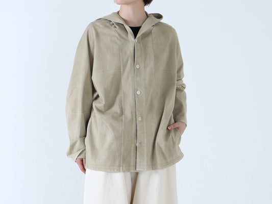 25AW｜T-06｜綿カットソー　フードパーカー