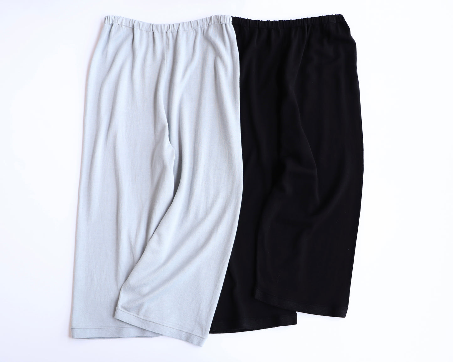 【NEW】バンブーコットン 8分丈ニットパンツ