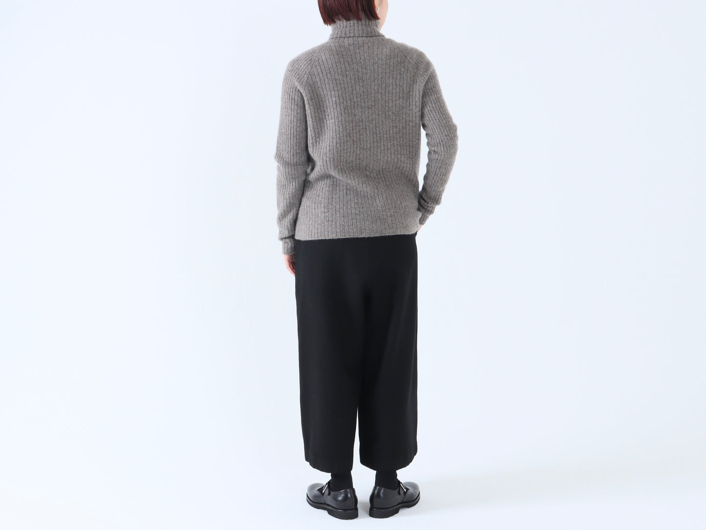 ヤク リブタートルネックセーター