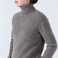 ヤク リブタートルネックセーター