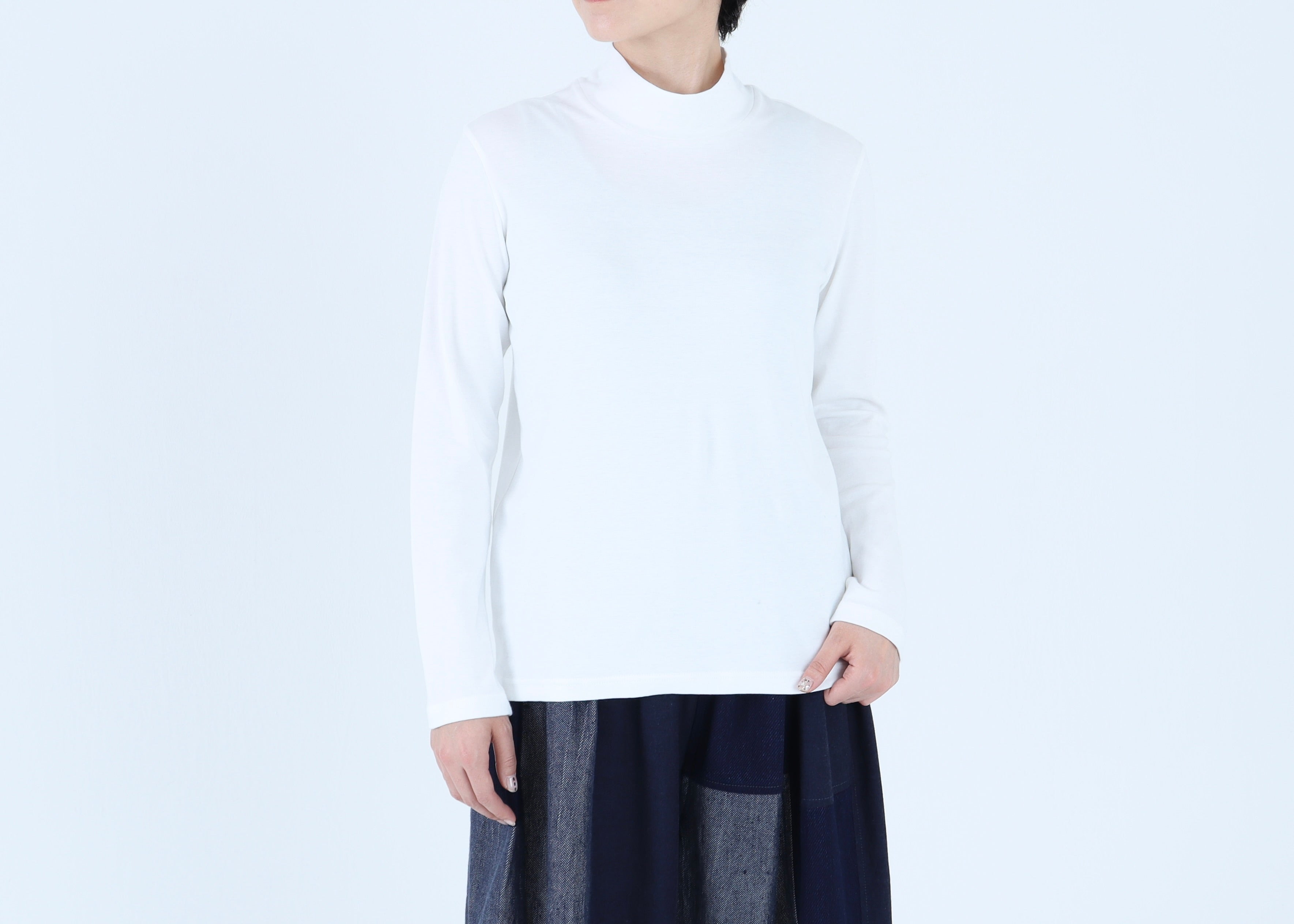 Tシャツ・カットソー HAUTE High-neck top Cut and sew / カットソー – factory