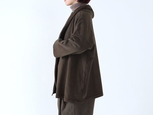 25AW｜T-07｜綿カットソー　ショールパーカー