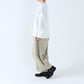 【NEW】綿スムース×綿近江晒 シャツスリーブカットソー