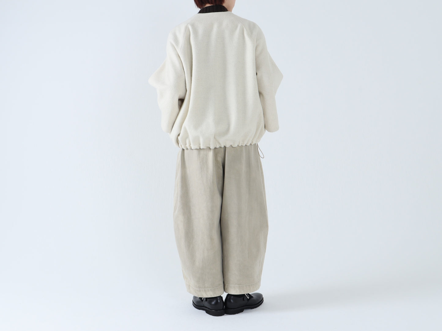 【NEW】綿デニム コクーンワイドパンツ