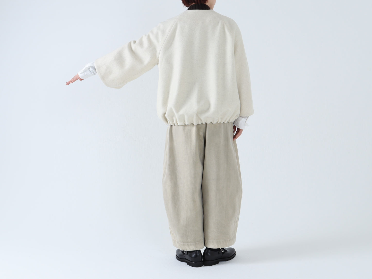 【NEW】ウールへリンボン パラシュートコート