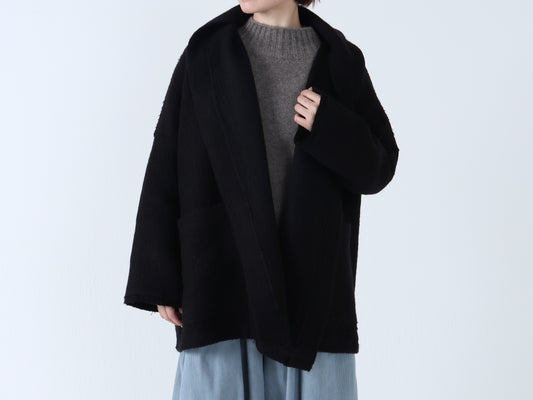 【NEW】縮絨ウール ショールコート