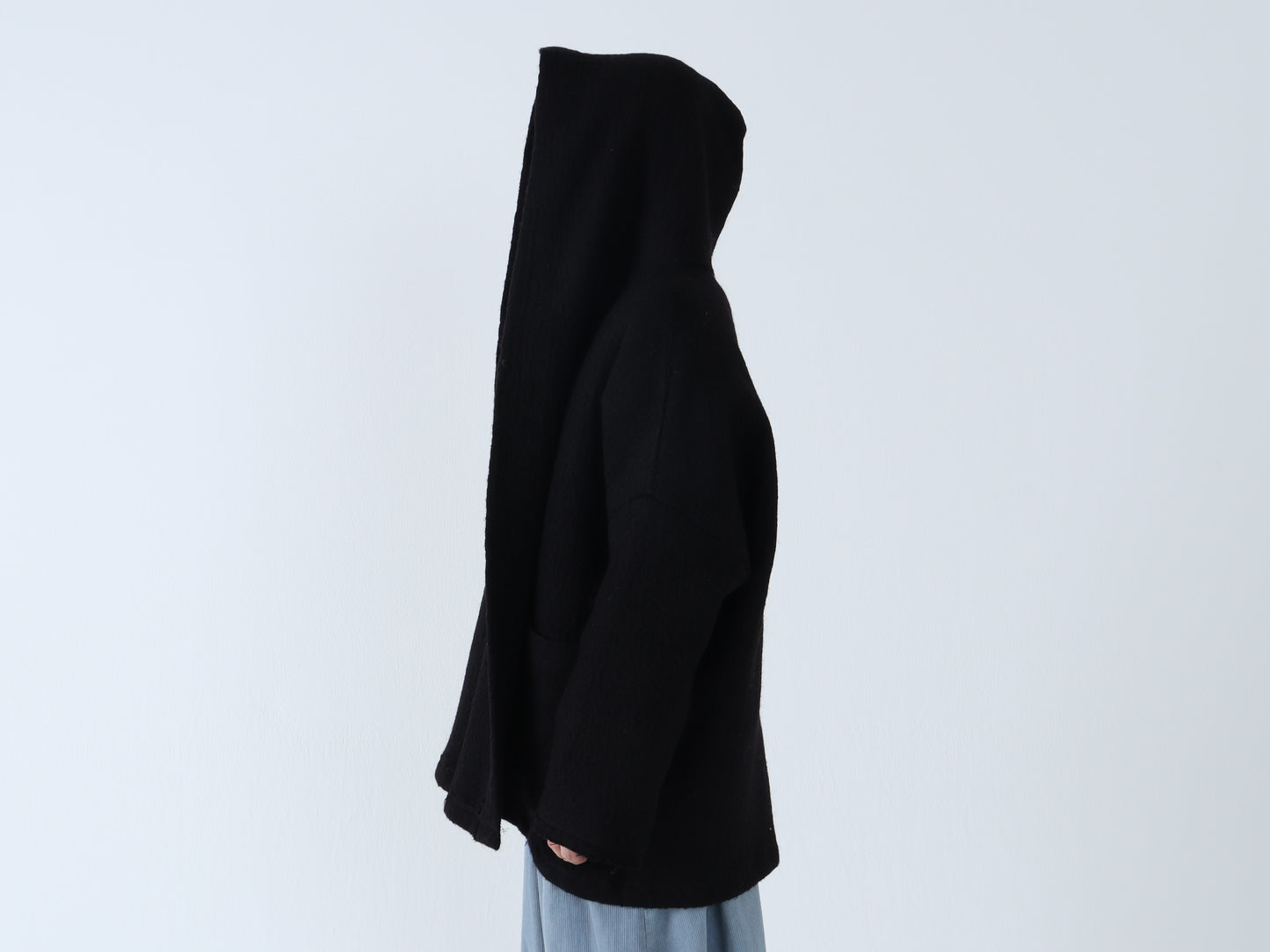 【NEW】縮絨ウール ショールコート