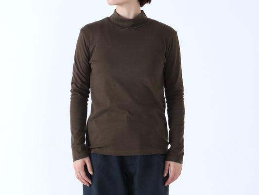 25AW｜T-10｜綿スムース　タートルネックカットソー