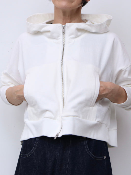 【NEW】綿カットソー ショートパーカー