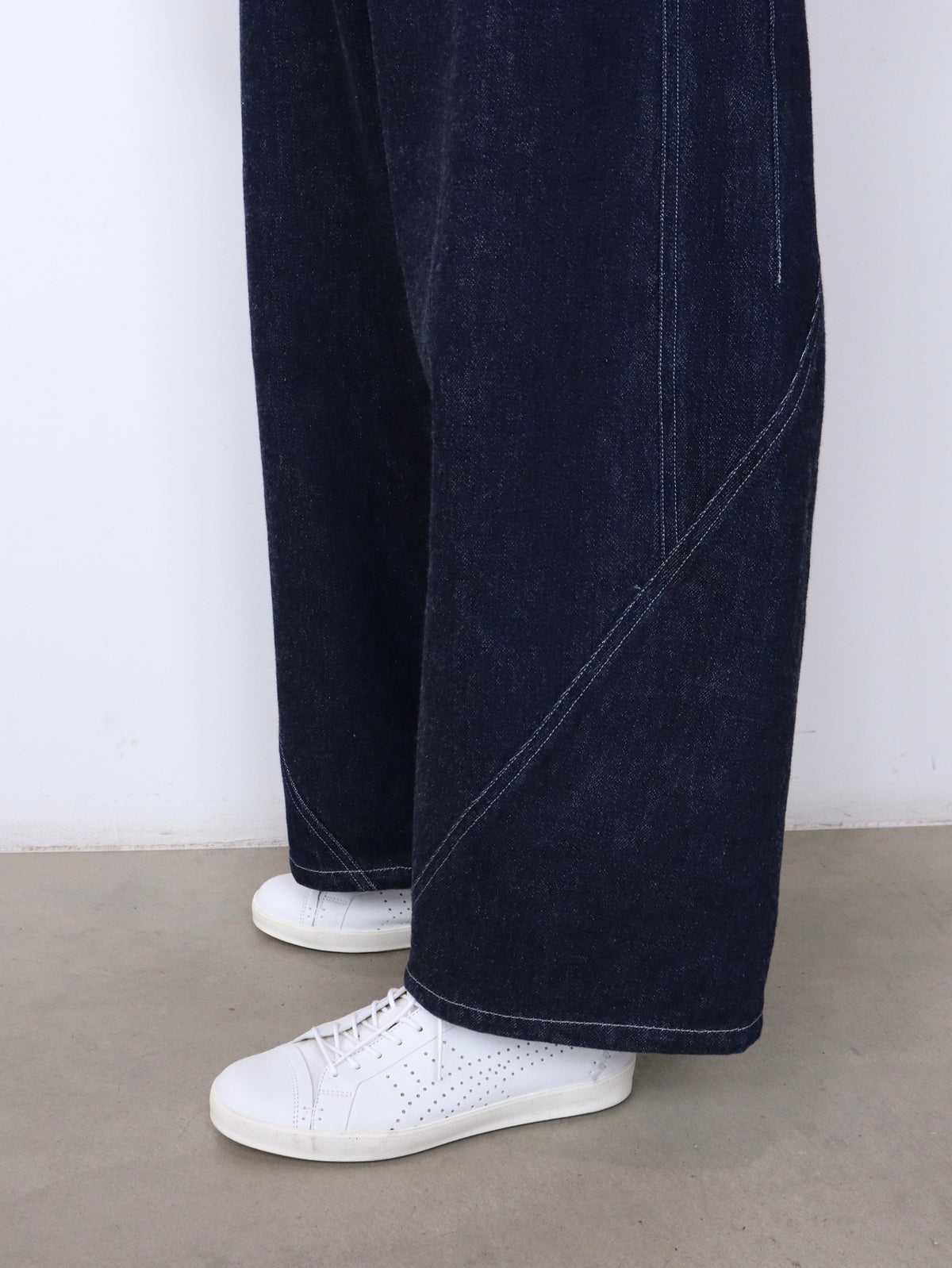 【NEW】綿デニム コクーンワイドパンツ