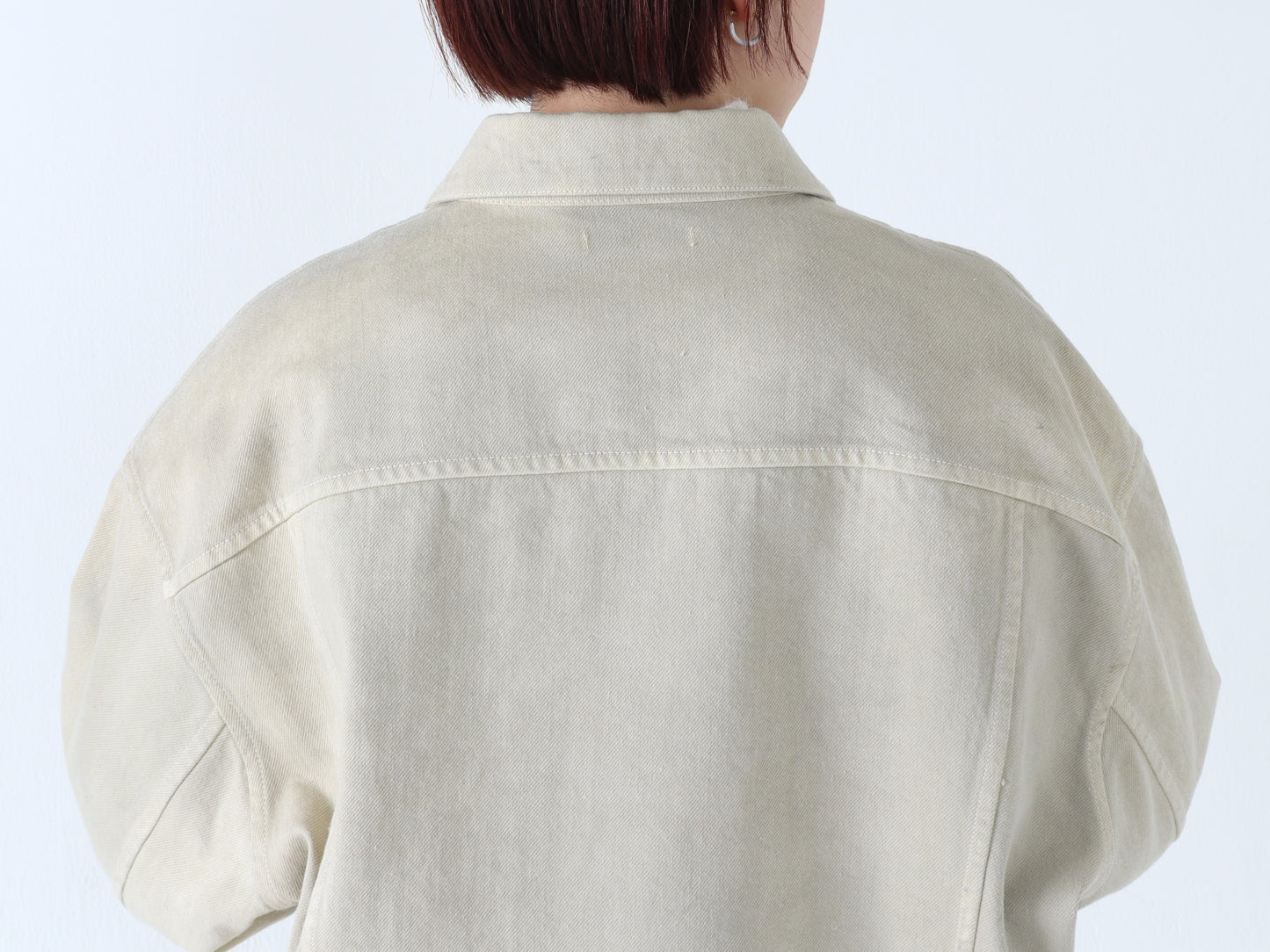 綿デニム トラッカージャケット