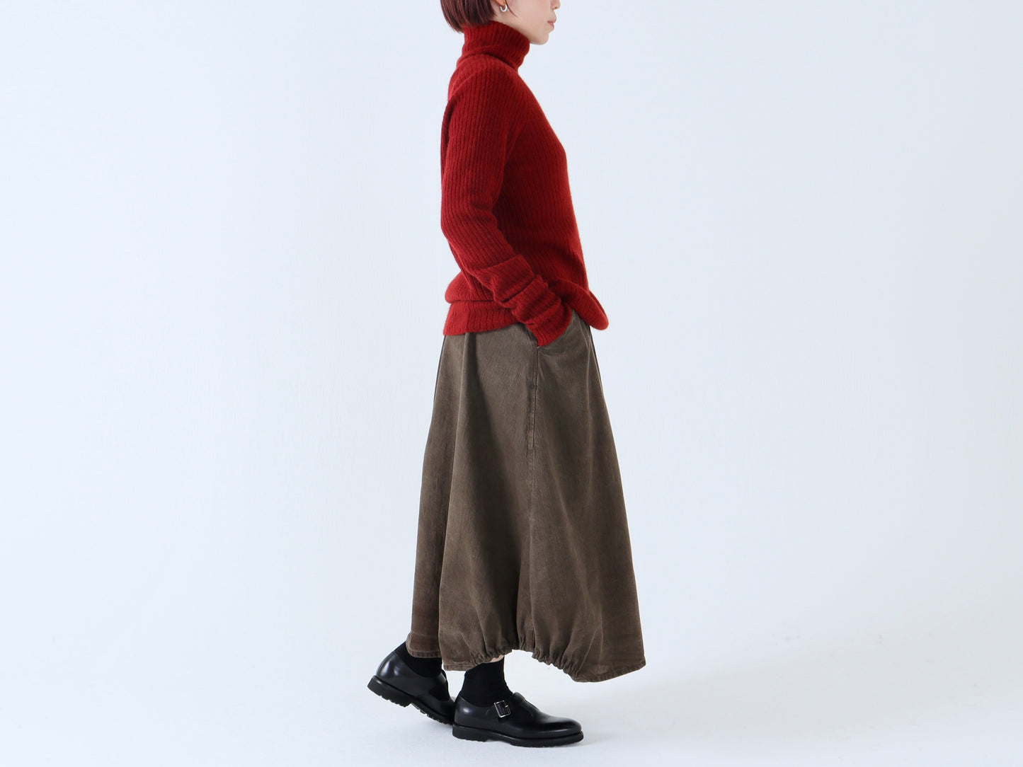 【NEW】ジンバブエコットン ヘムゴムスカート