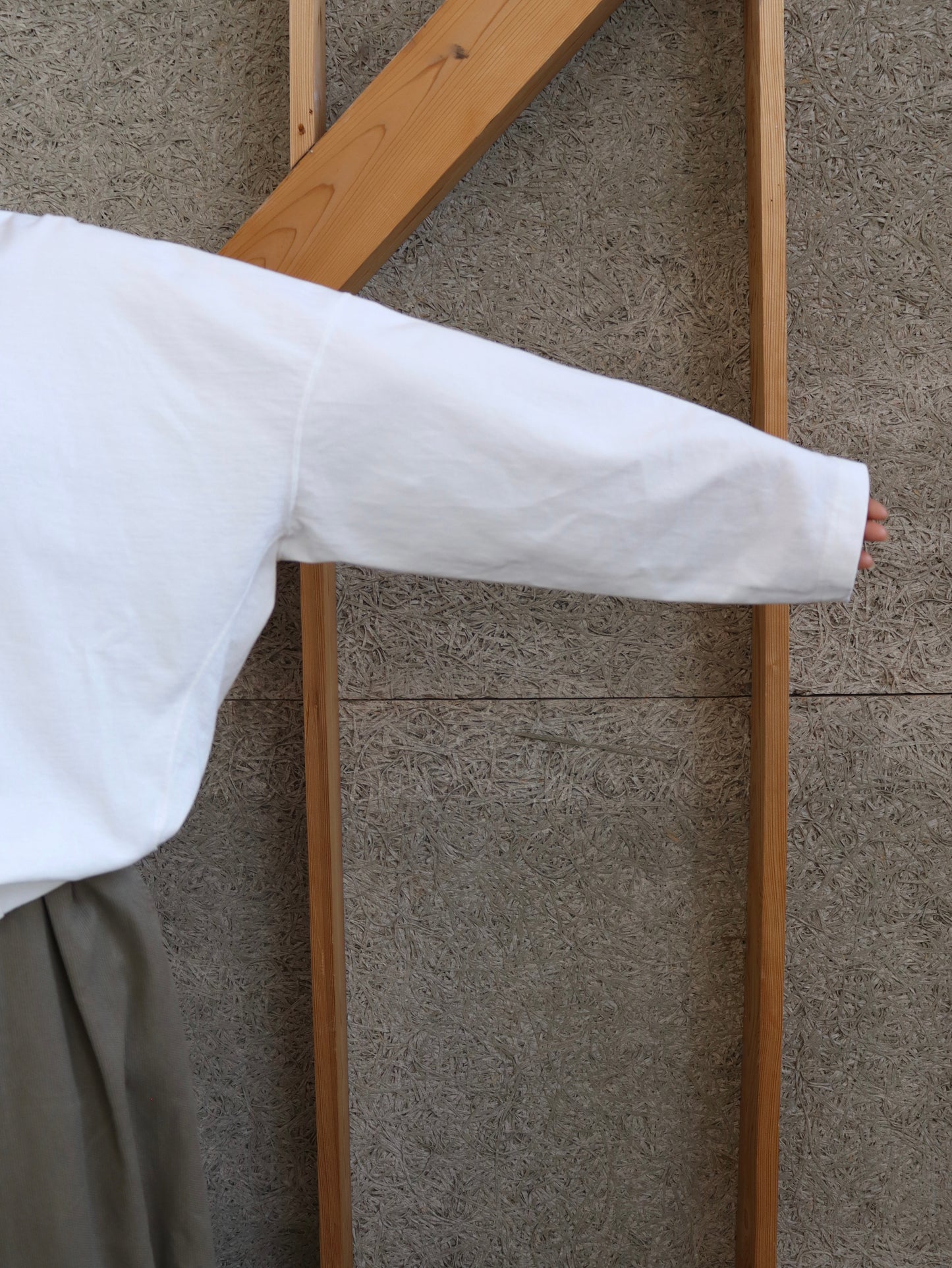 【NEW】綿カットソー サイドリブトレーナー