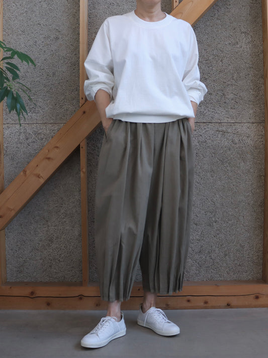 【NEW】綿カットソー サイドリブトレーナー
