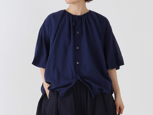 【再入荷】綿ローン パラシュートブラウス
