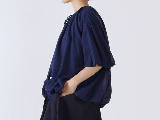 【再入荷】綿ローン パラシュートブラウス