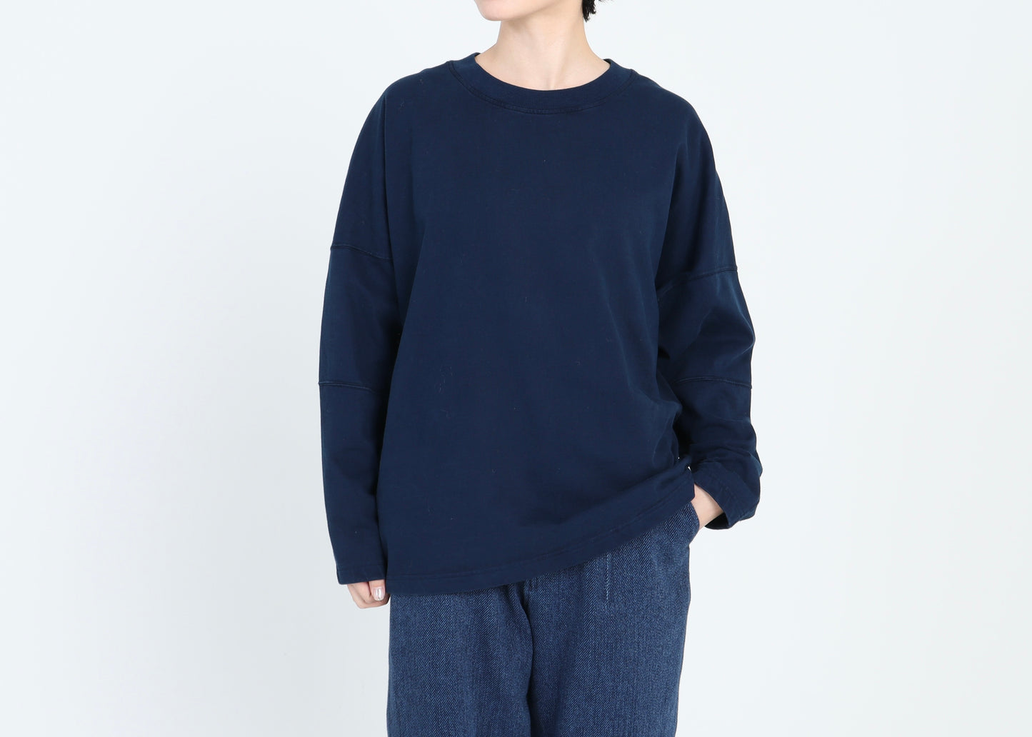 【NEW】綿カットソー ドルマントレーナー