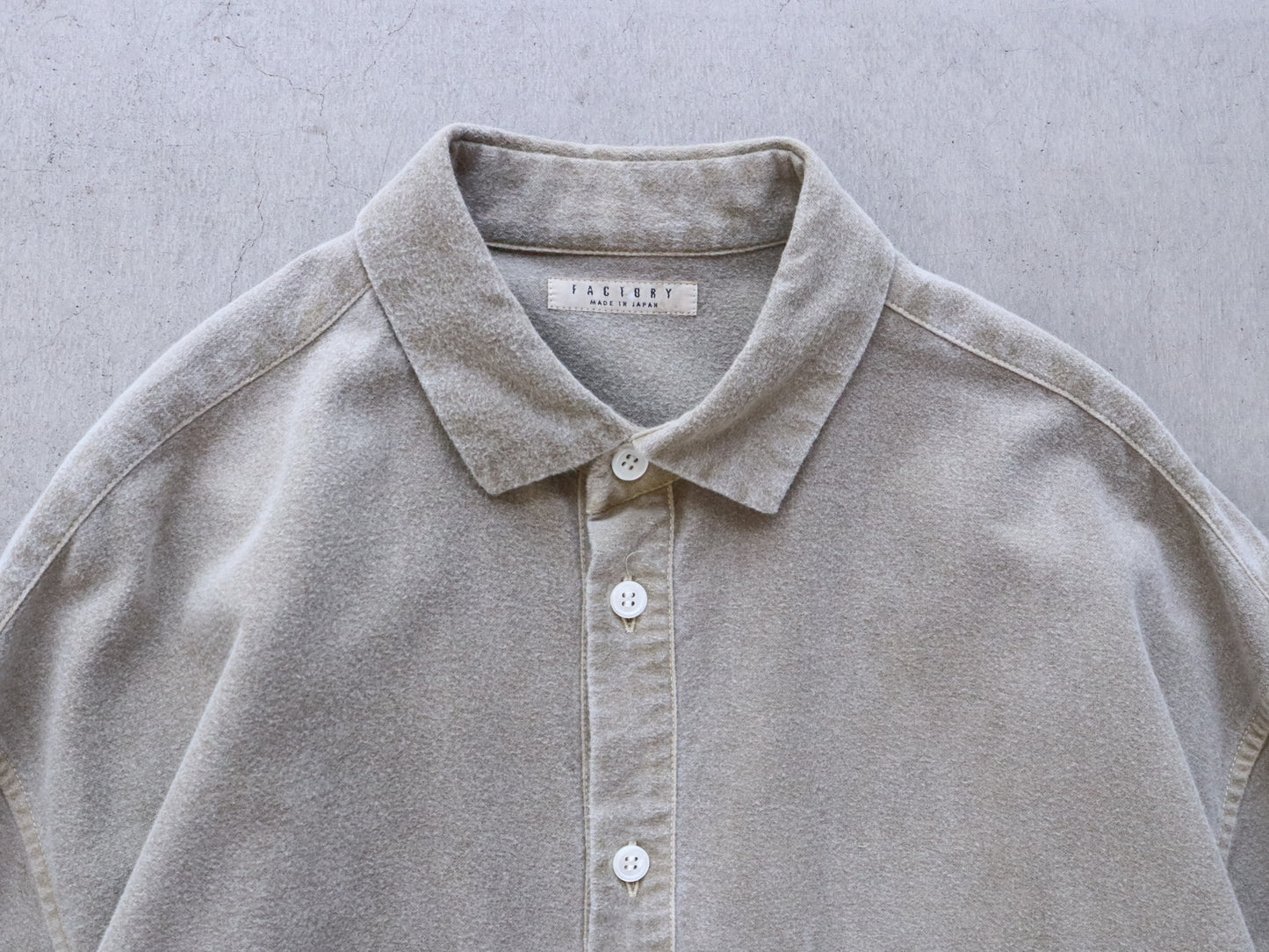 綿ネル ロングシャツワンピース
