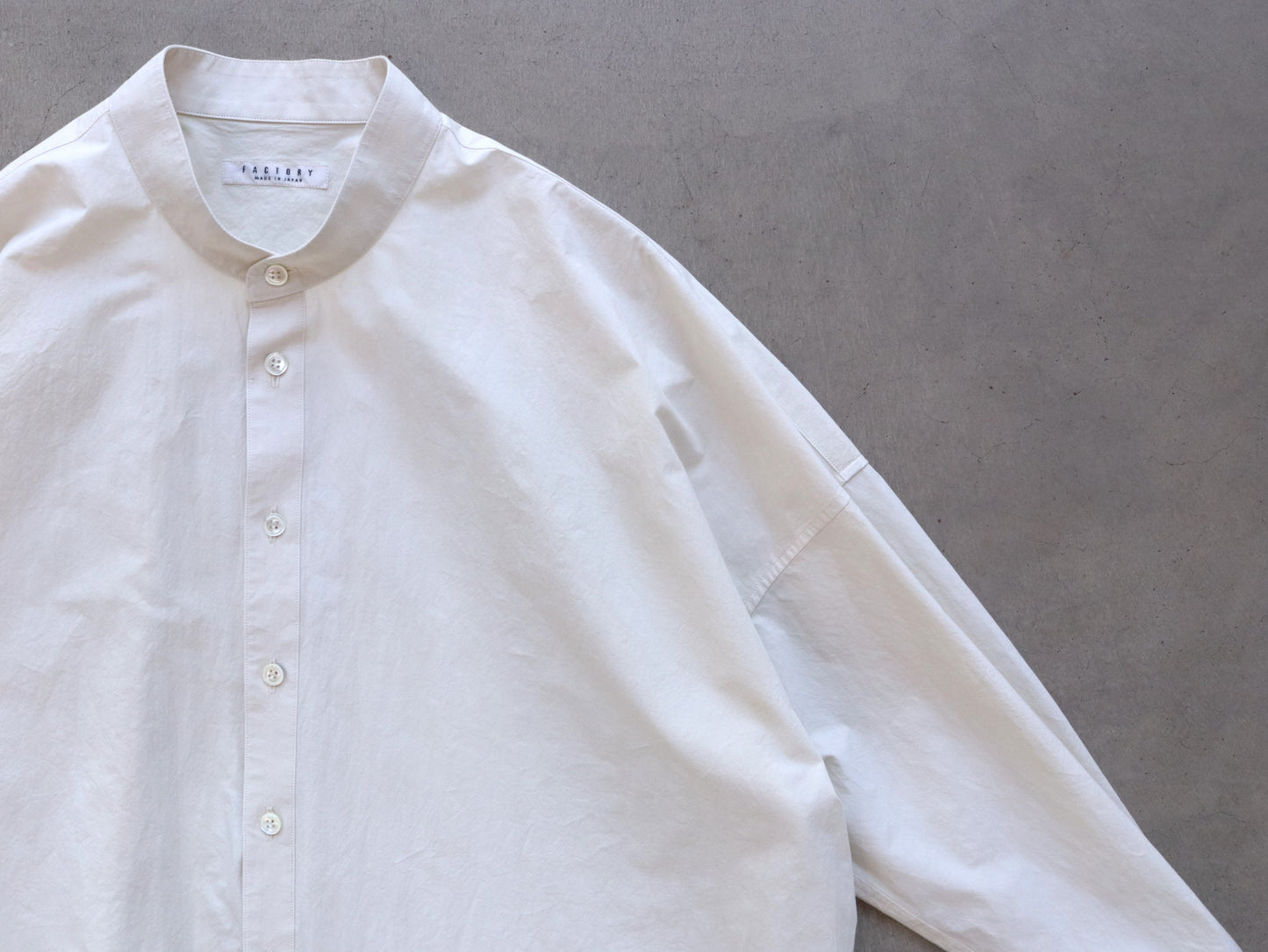 綿近江晒 タブロングシャツ