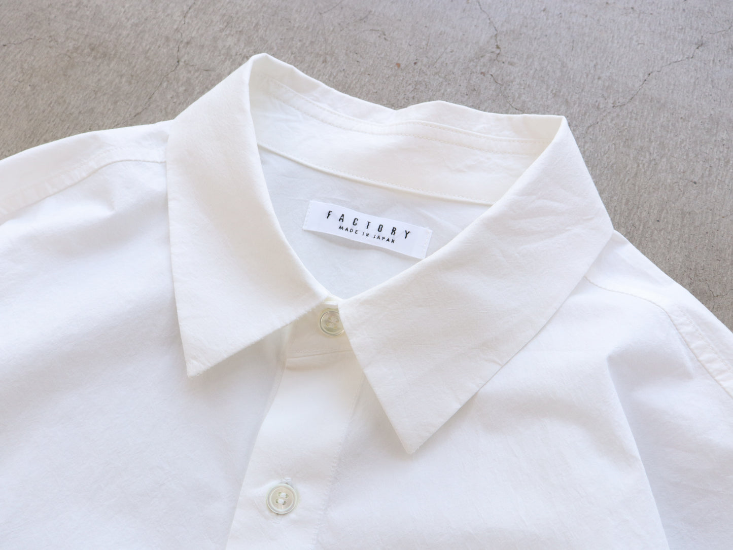 綿近江晒 オーバーシャツ