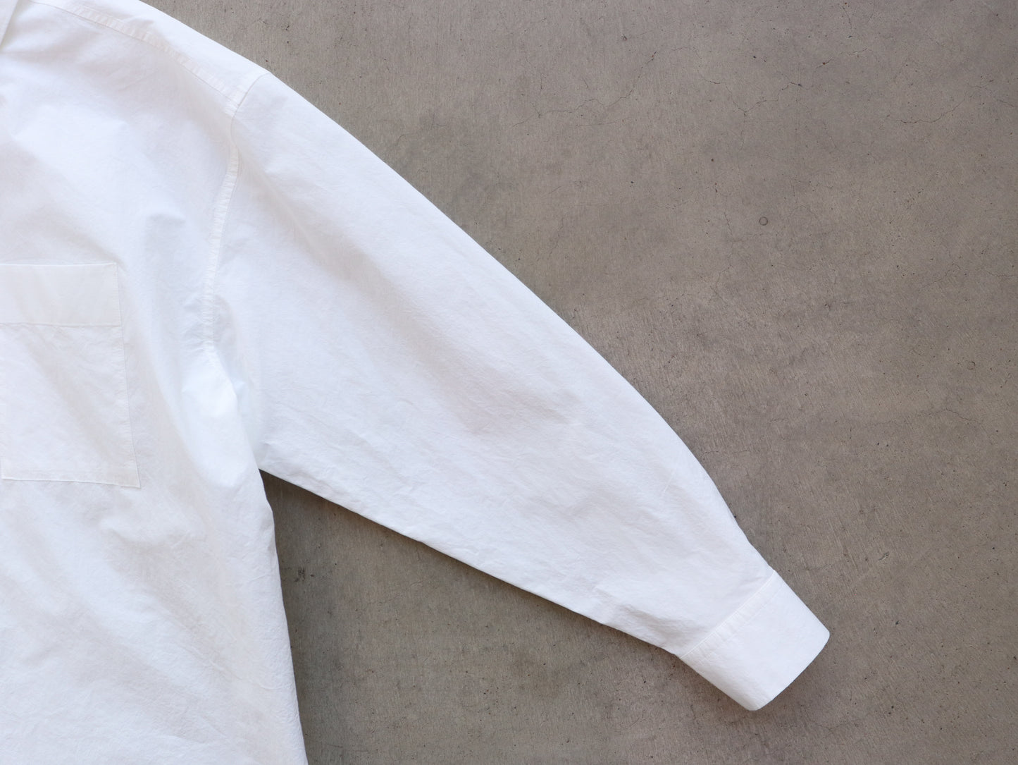 綿近江晒 オーバーシャツ