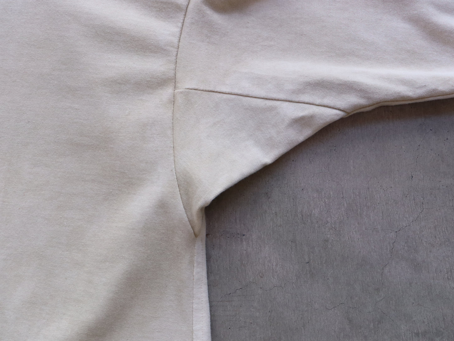 綿カットソー×綿40/2 ドッキングワンピース