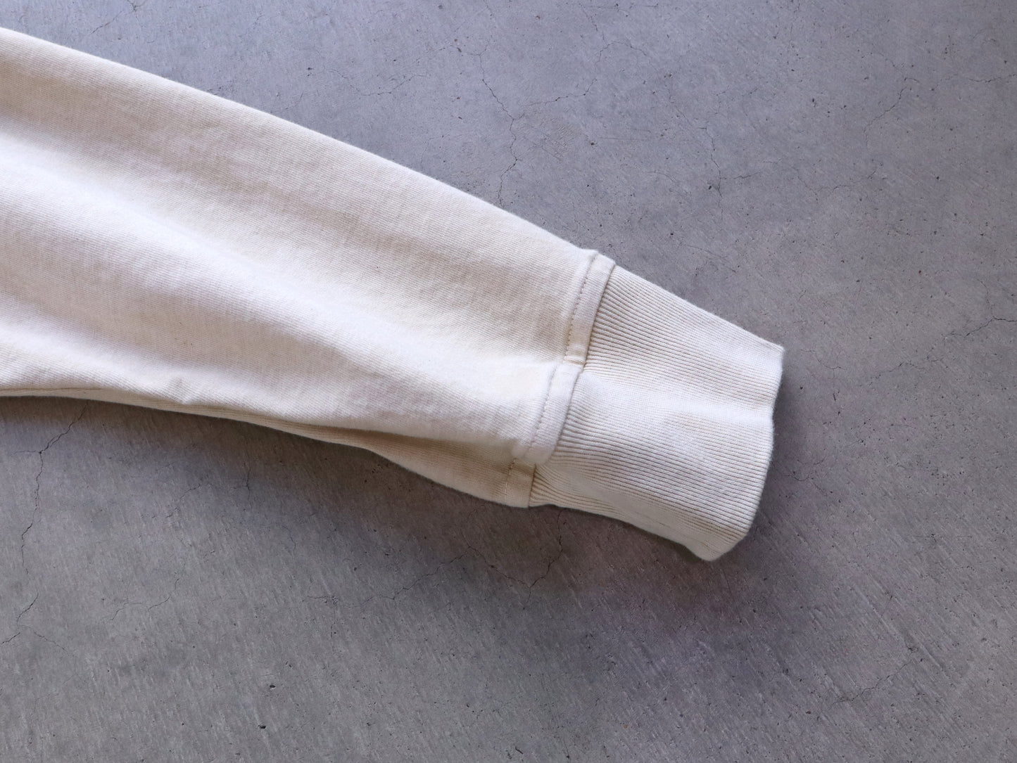 綿カットソー×綿40/2 ドッキングワンピース